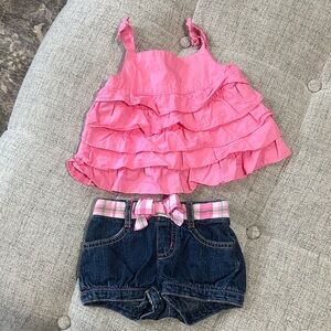 Gymboree Pink and Blue Kids Matching Set